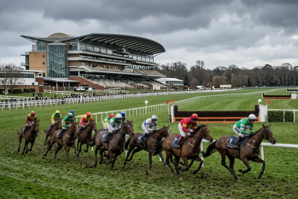 Staying chasers racing in the Ascot Chase