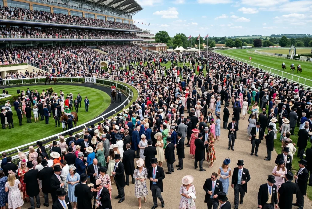 Royal Ascot crowd on raceday